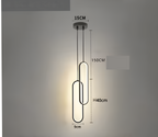 GildedGlow Light - Lampada a sospensione LED decorativa