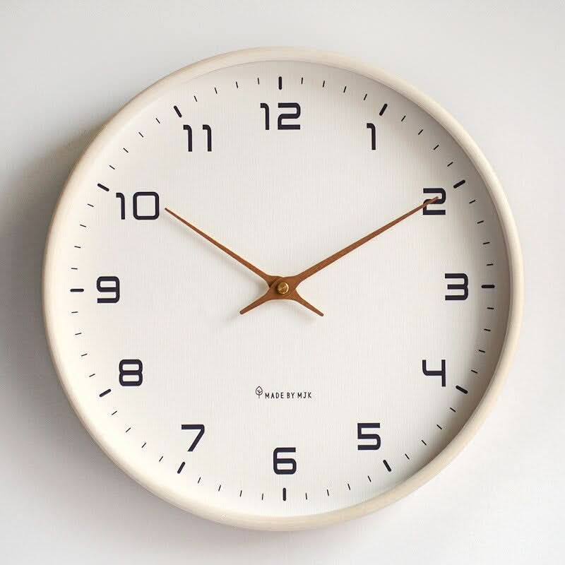 Orologio da parete in legno Claryo Design minimalista