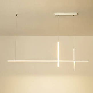 Lampadario a LED lungo minimalista moderno