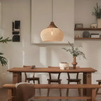 BistroBeam Light - Moderna Lampada a Sospensione in Rattan