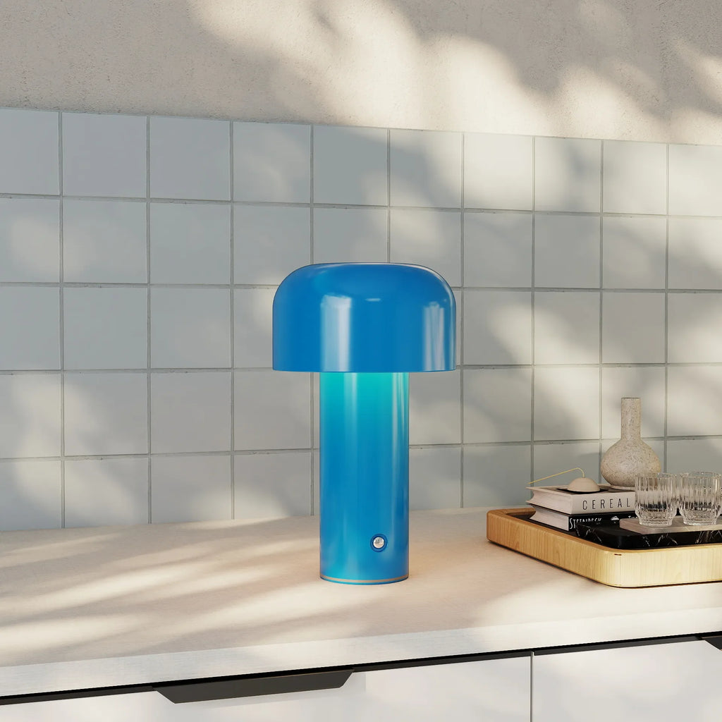 Lampada da Tavolo Creativa Semplice a Forma di Fungo