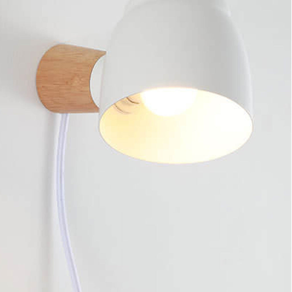 Applique da Parete Rotante a Colonna Barrel Minimalista Nordico con 1 Luce