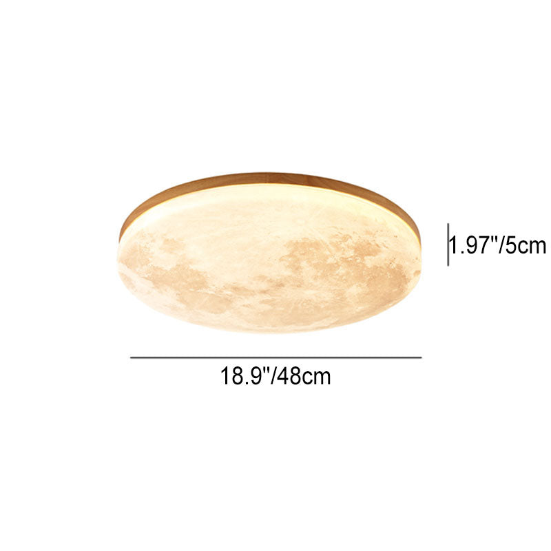 Moderna Luce da Soffitto LED a Incasso Rotonda in PVC Acrilico Minimalista per Soggiorno
