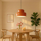 Lampada a Sospensione Arancione Modern Vintage Bauhaus