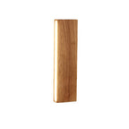 Lampada da parete LED a striscia in legno massello semplice