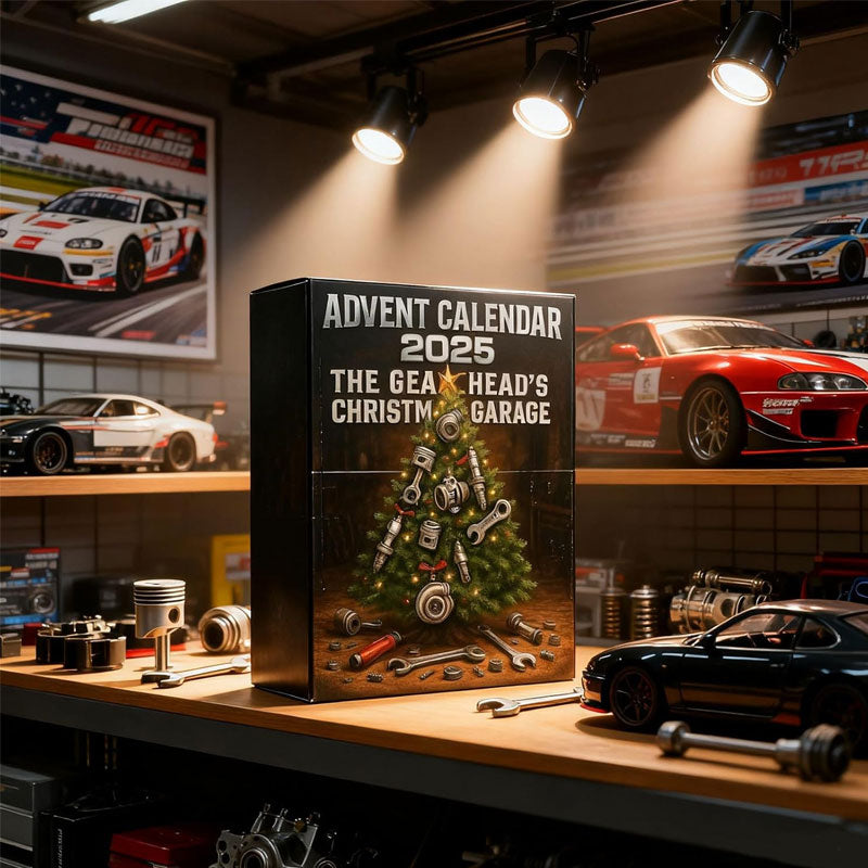 Gearhead Garage Calendario dell'Avvento | Countdown al Natale con sorprese automobilistiche e attrezzi!