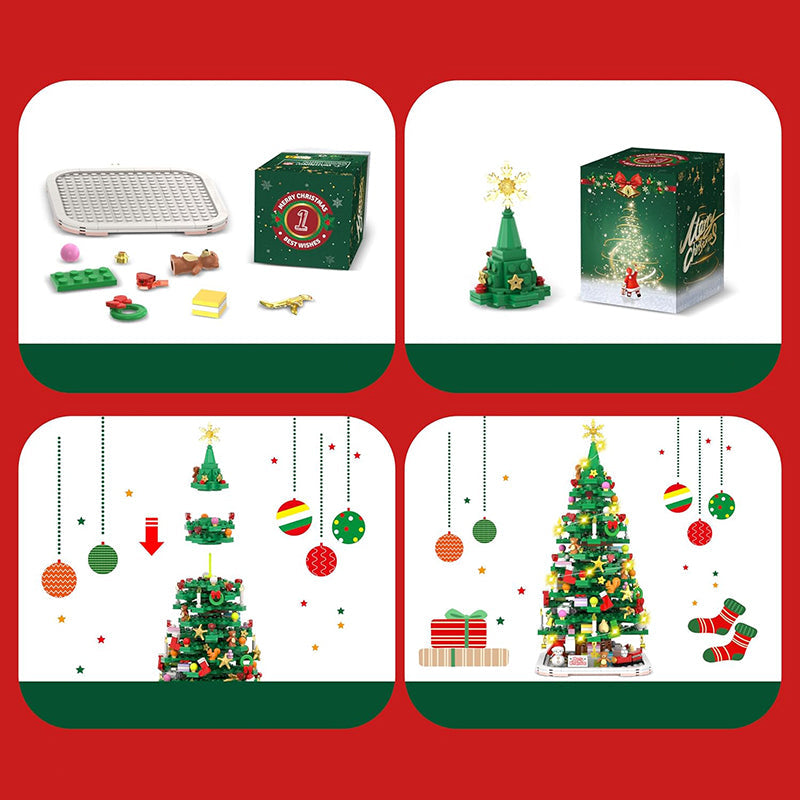 Calendario dell'Avvento Albero di Natale 2026 – Kit Fai-da-te per Decorazioni Natalizie