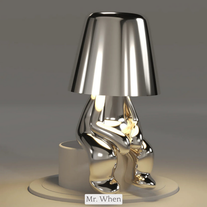 OCS - Lampada Designer Italiana Senza Fili – dimmerabile, 25 ore di luce & design giocoso