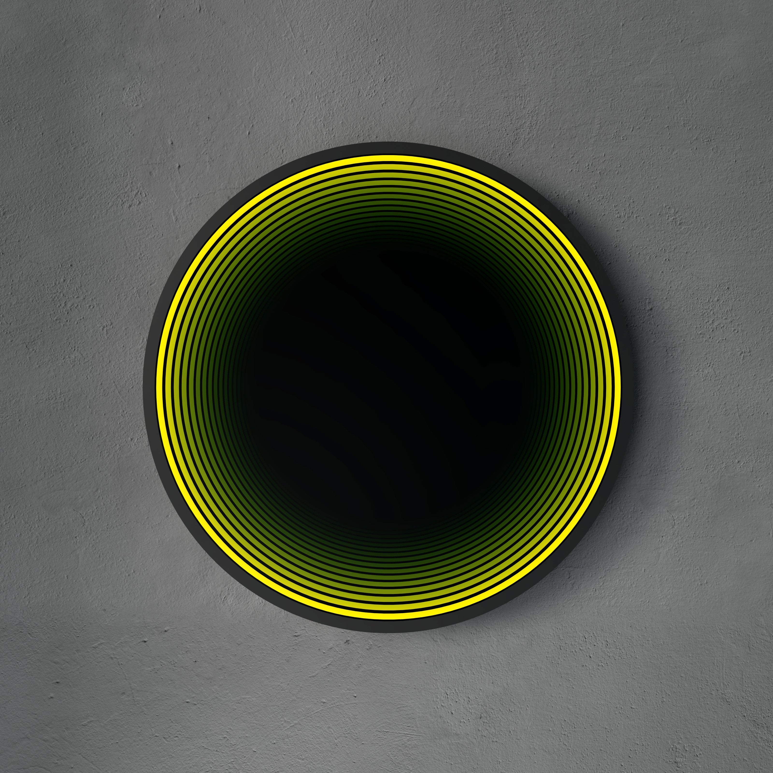 Specchio Circolare 3D con Luce