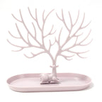 DeerCharm – Porta gioie con design a ramo di legno e base decorativa