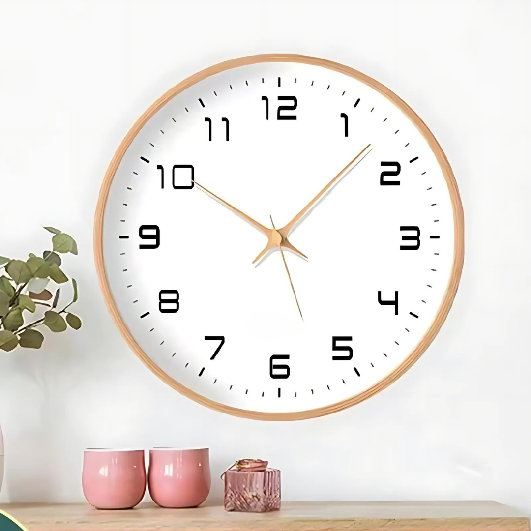 Woodland - Orologio da Parete in Legno Elegante per Interni