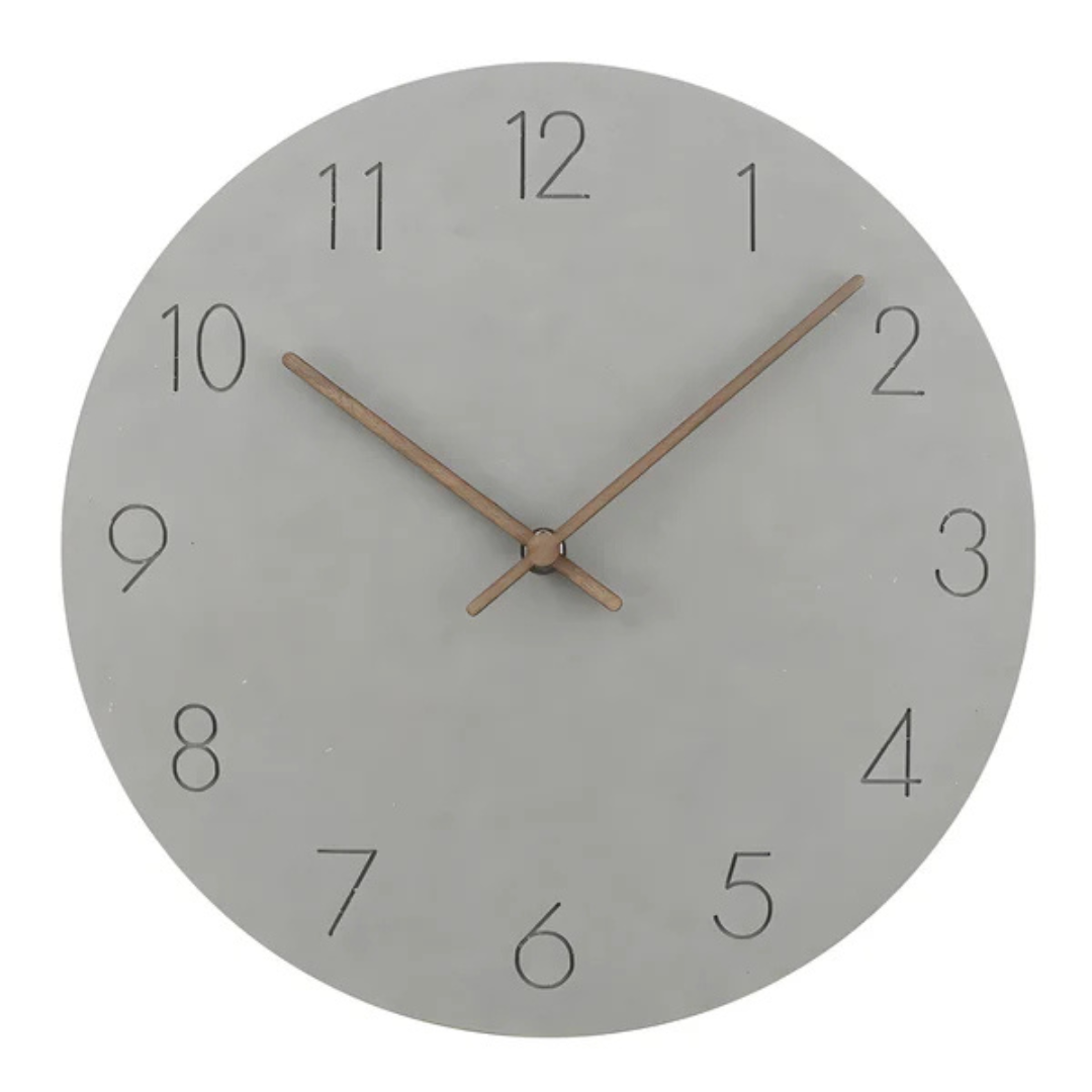 Nork - Orologio da Parete in Legno Minimalista