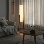 Lampada da Terra in Legno Massello Nordic
