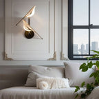 Glarefusion Modern Led Art Design Lampada da Parete con Uccello