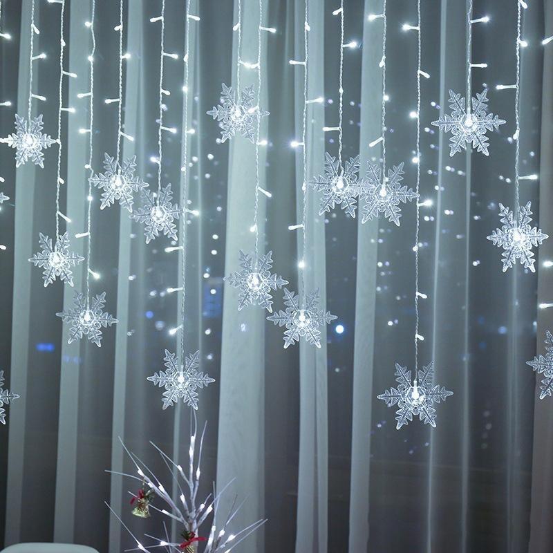 Illuminazione a LED per tende di Natale – Illuminazione decorativa e riutilizzabile per feste