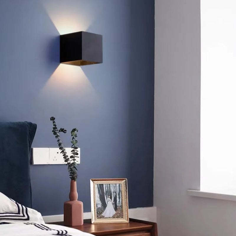 Lampada da Parete Esterna Quadrata Moderna Regolabile LED Nexu