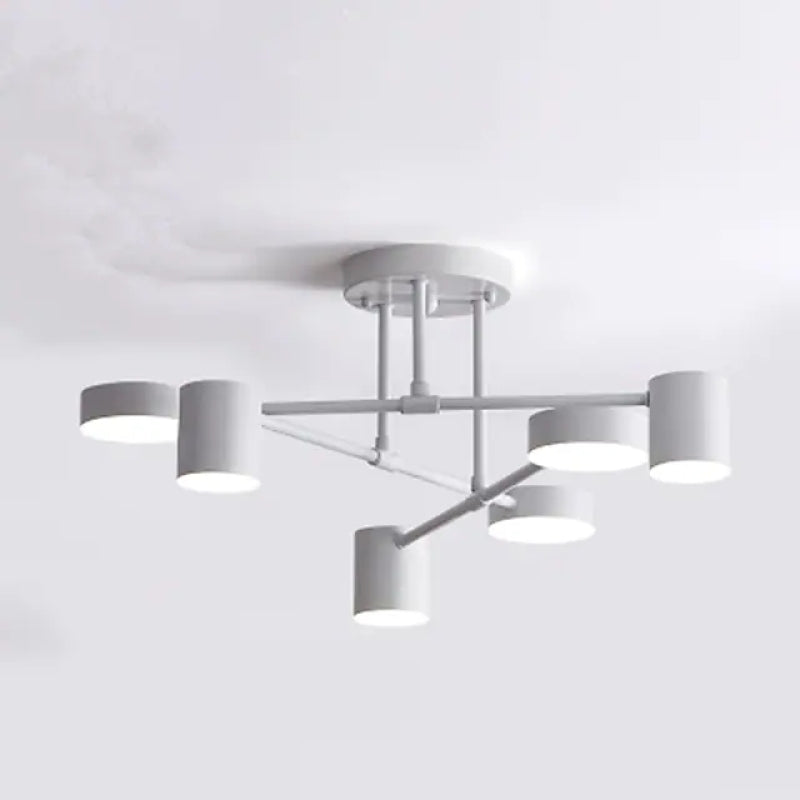 Quor LED Soffitto Lampada, Nero/Bianco/Oro 6 Teste