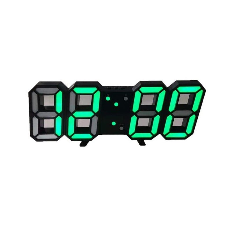 LumiSync Orologio da Parete LED 3D – Orologio Digitale Moderno con Illuminazione Dimmerabile