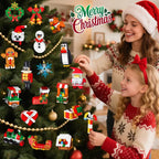 CraftVent | 24 Giorni di Natale Countdown Ornamenti Set da Costruzione Calendario dell'Avvento