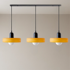 Lampada a sospensione Bauhaus a tre vetri