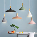 Lampada a sospensione in metallo Macaron Francese