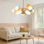 Lampadario in Vetro Moderno a Sfere Ronde
