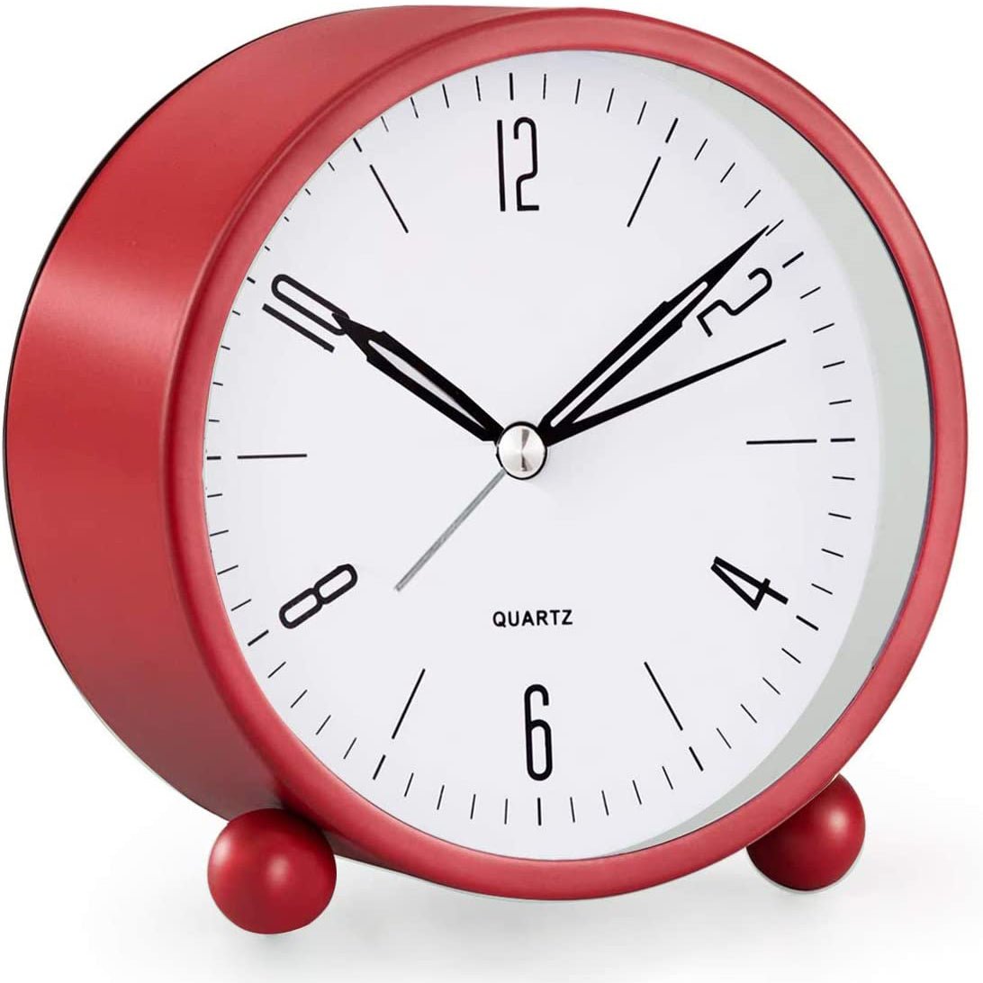 SereniRise – Orologio sveglia elegante e silenzioso con luce notturna e allarme regolabile