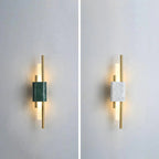 Applique da Parete in Marmo con Barre Cilindriche Classiche