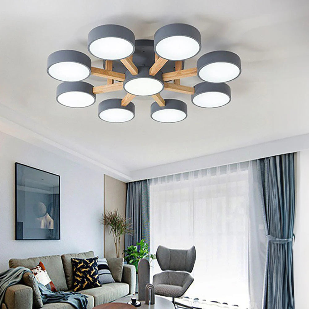 Moderna Lampada da Soffitto Rotonda