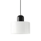 Lampada a sospensione in vetro – Elegante lampada cilindrica per ambienti accoglienti