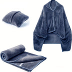 Coperta Elettrica Portatile con Funzione Cuscino – Coperta da Viaggio per Maggiore Comfort