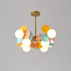 Lampadario in Vetro Moderno a Sfere Ronde