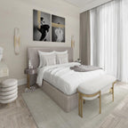Lunessa | Applique in Marmo con Luce Ambientale Morbida per Interni Moderni