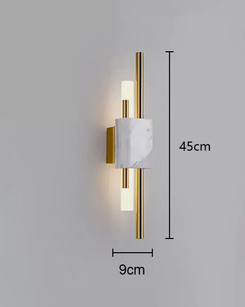 Lampada da Parete LED in Marmo Moderno Luxe