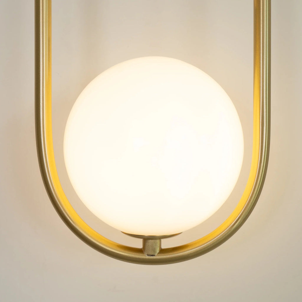 Lampada da Parete in Ferro Ovale Allungata e Stilosa