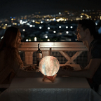 Frendorf | Lampada notturna a motivo stellare | Controllo touch, ricaricabile