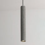 Lampadario Pendente Industriale Contemporaneo in Cemento con Texture Ruvida da 1 Luce per Soggiorno