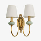 Lampada da Parete Lodge Ceramica&Tessuto&Metallo