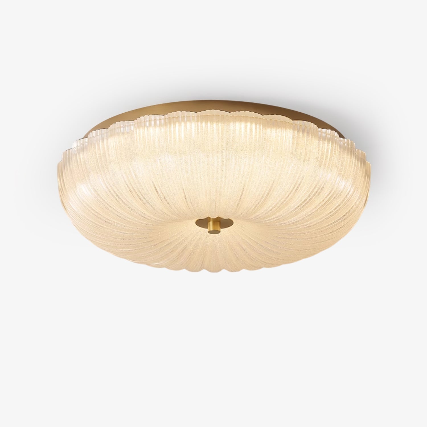 Lampada da Soffitto Halo Vetro Ondulato