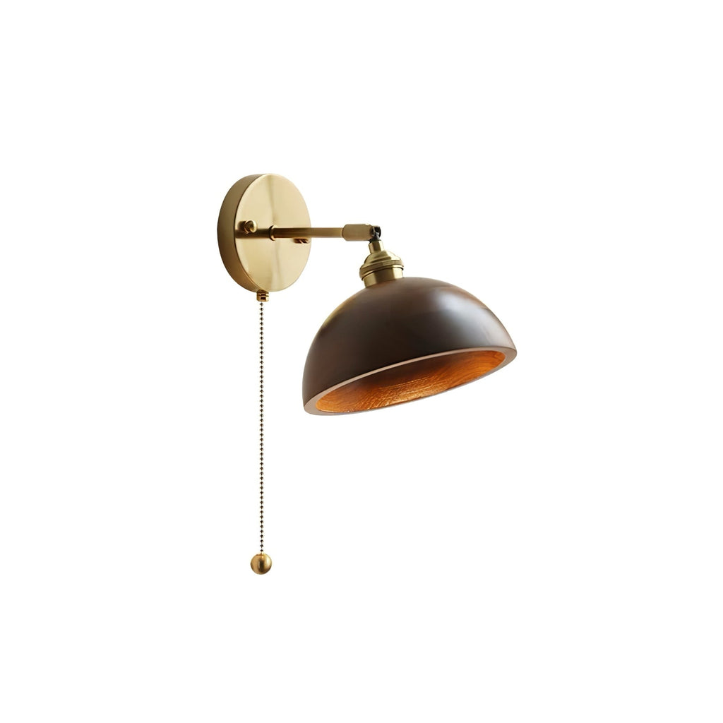 Eira Vintage Lampada da Parete con Interruttore a Catena