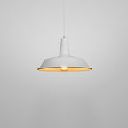 Lampadario Pendente Industriale Contemporaneo in Ferro a 1 Luce per Soggiorno