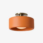Lampada da soffitto a tamburo in porcellana