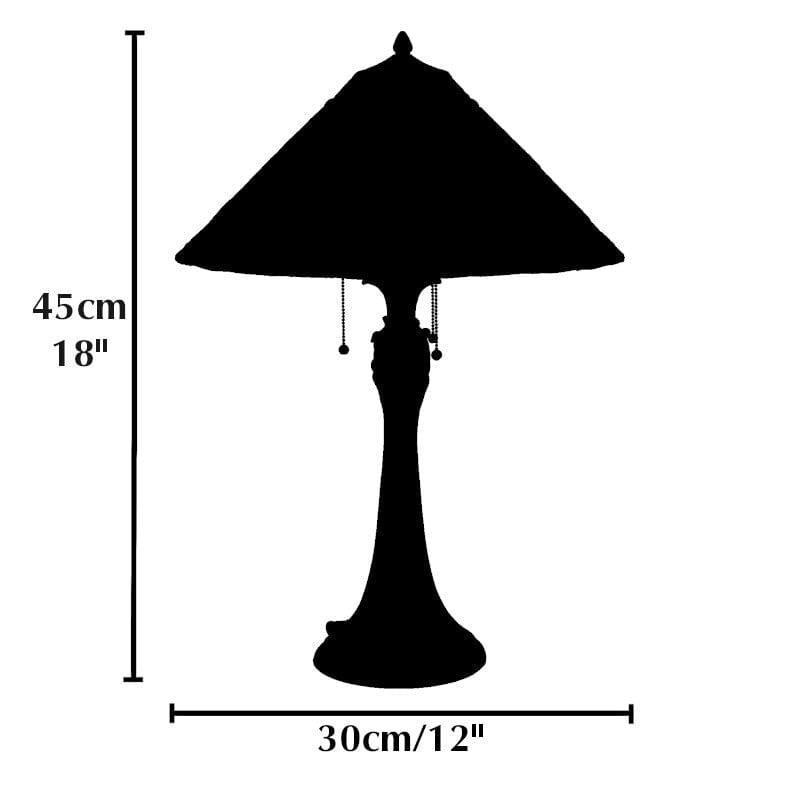 Lampada Tiffany Oaks Dragonfly II - Paralume da 30 cm