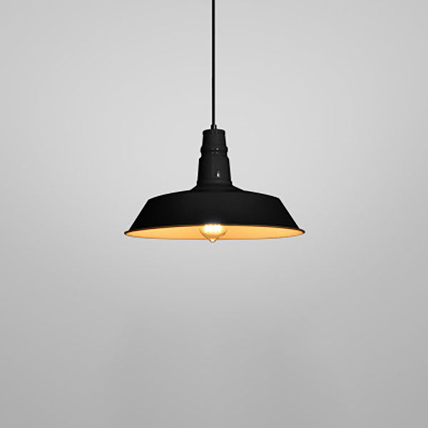 Lampadario Pendente Industriale Contemporaneo in Ferro a 1 Luce per Soggiorno