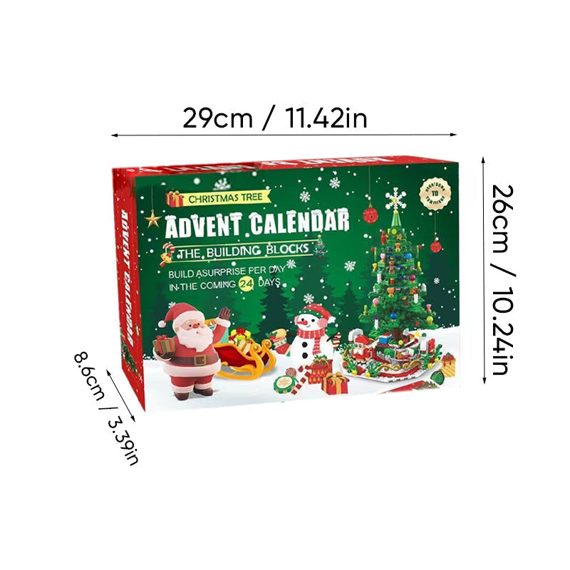 Calendario dell'Avvento Albero di Natale 2026 – Kit Fai-da-te per Decorazioni Natalizie
