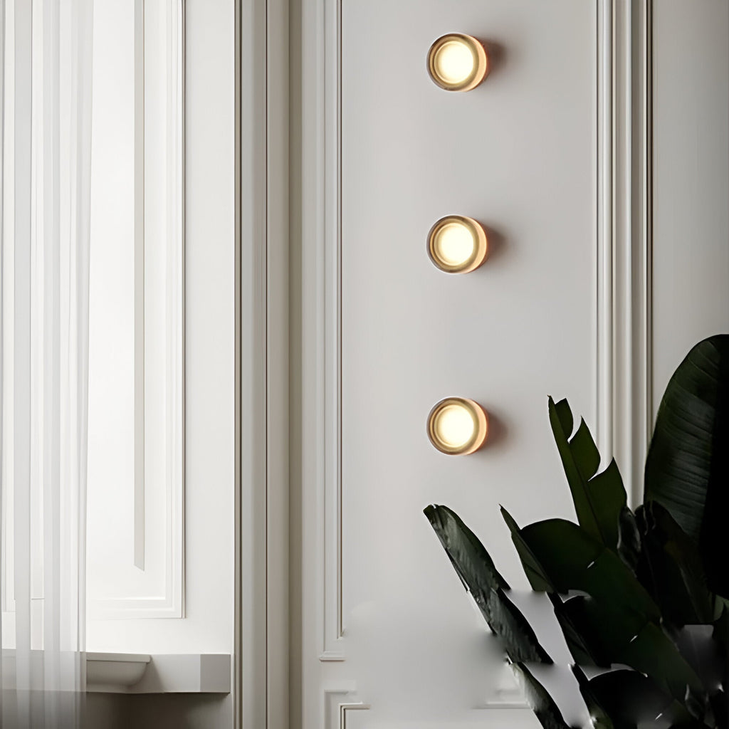 Applique a parete LED 1 luce in acrilico Nordic Dimple