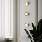 Applique a parete LED 1 luce in acrilico Nordic Dimple