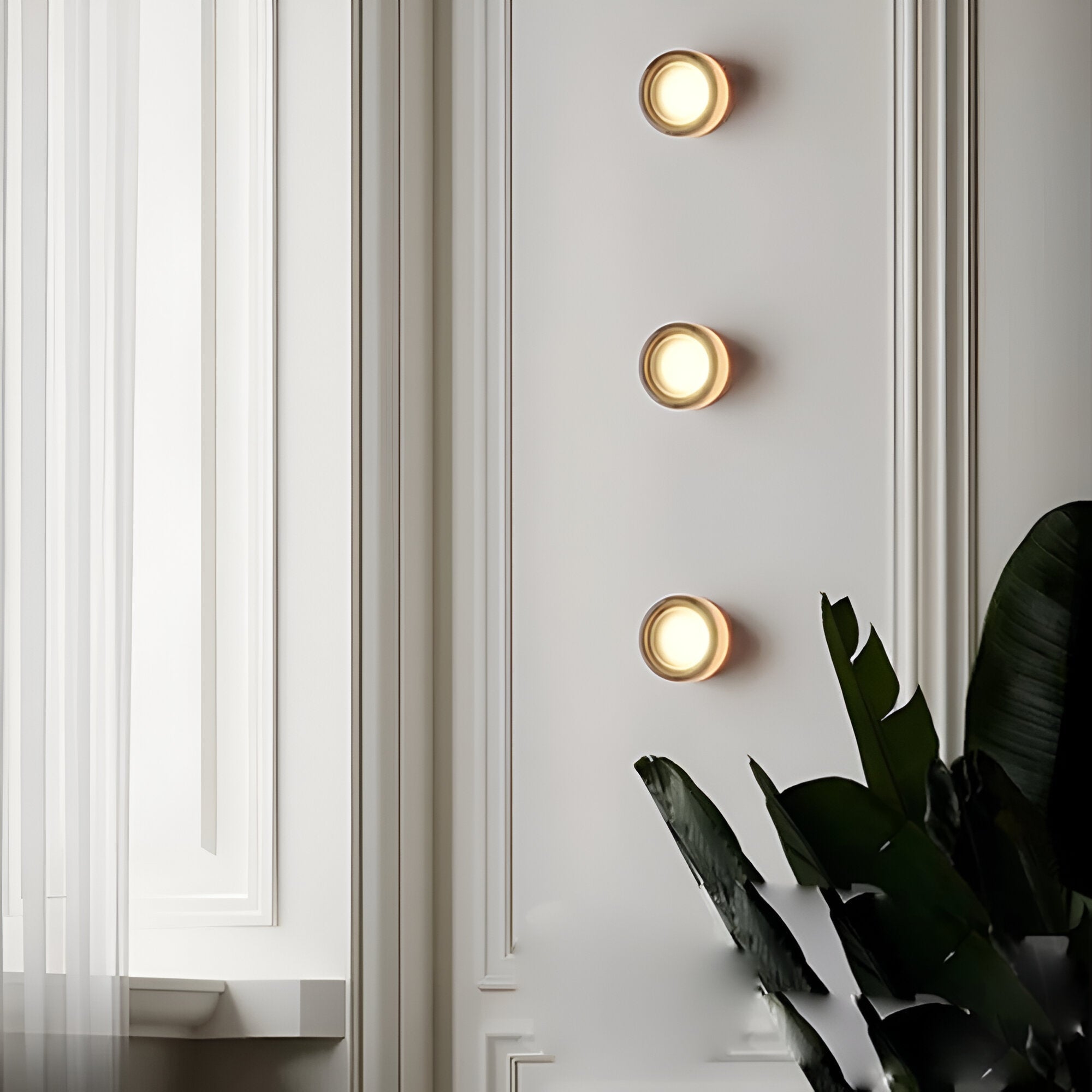 Applique a parete LED 1 luce in acrilico Nordic Dimple