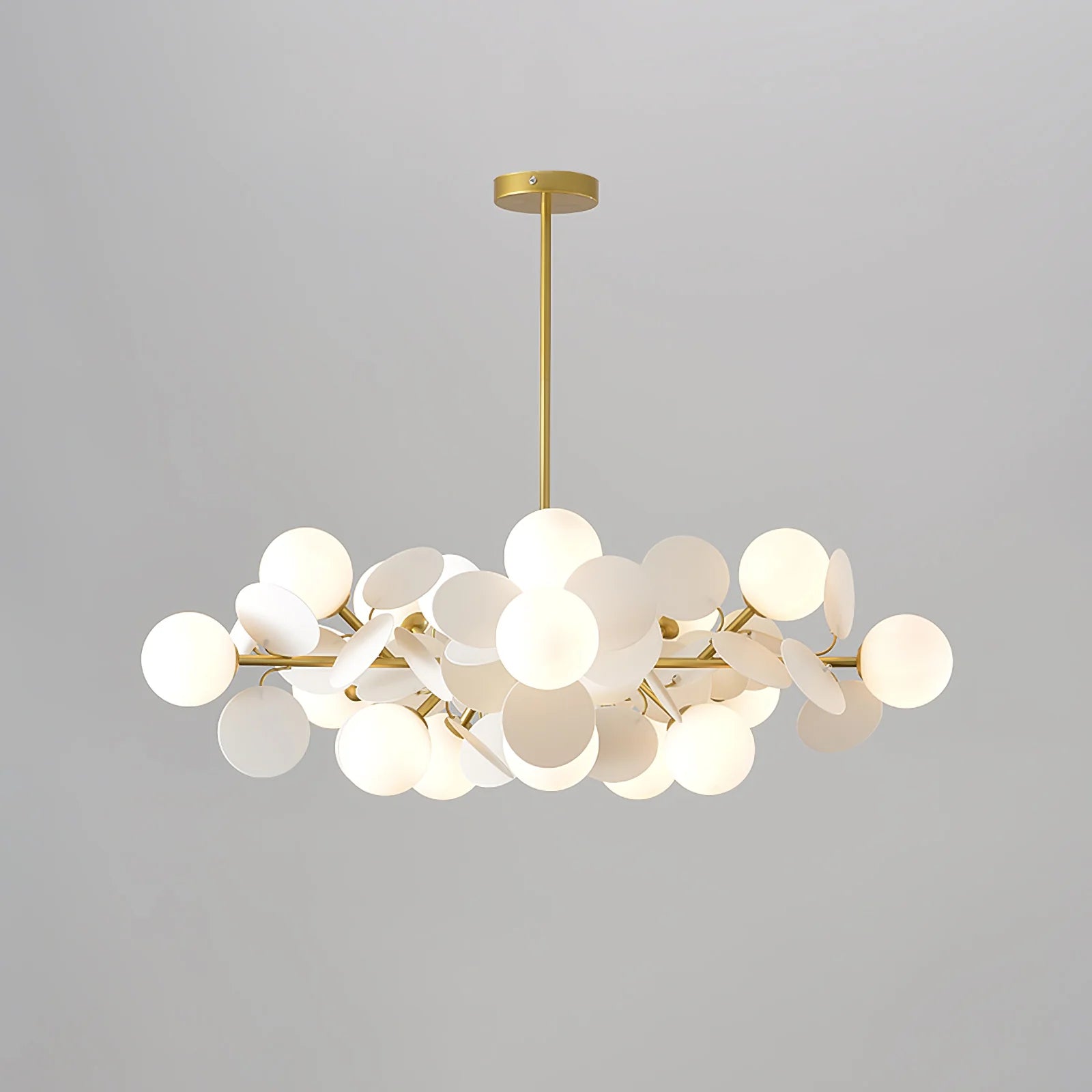 Lampadario in Vetro Moderno a Sfere Ronde