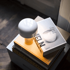 Lampada da Tavolo LED Ricaricabile con Paralume in Metallo